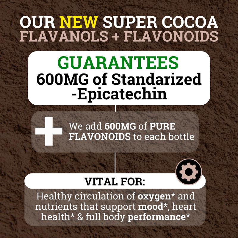 High-Flavanol Cocoa Powder for Daily Energy and Performance Support
