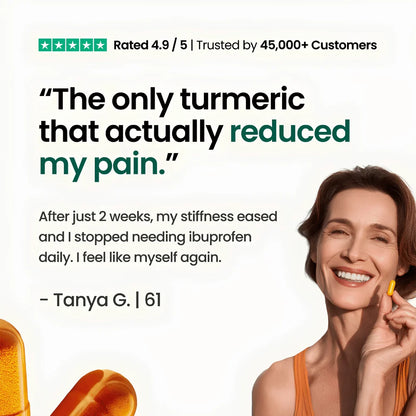 Pure Turmeric Curcumin 95 – Joint Comfort, Mobility & Antioxidant Support