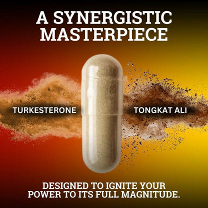 Turkesterone & Tongkat Ali 1000mg - Premium Herbal Performance Supplement