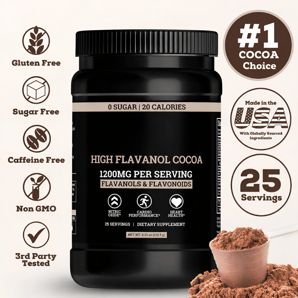 High-Flavanol Cocoa Powder for Daily Energy and Performance Support
